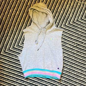 Champion Sleeveless Hoodie - Medium